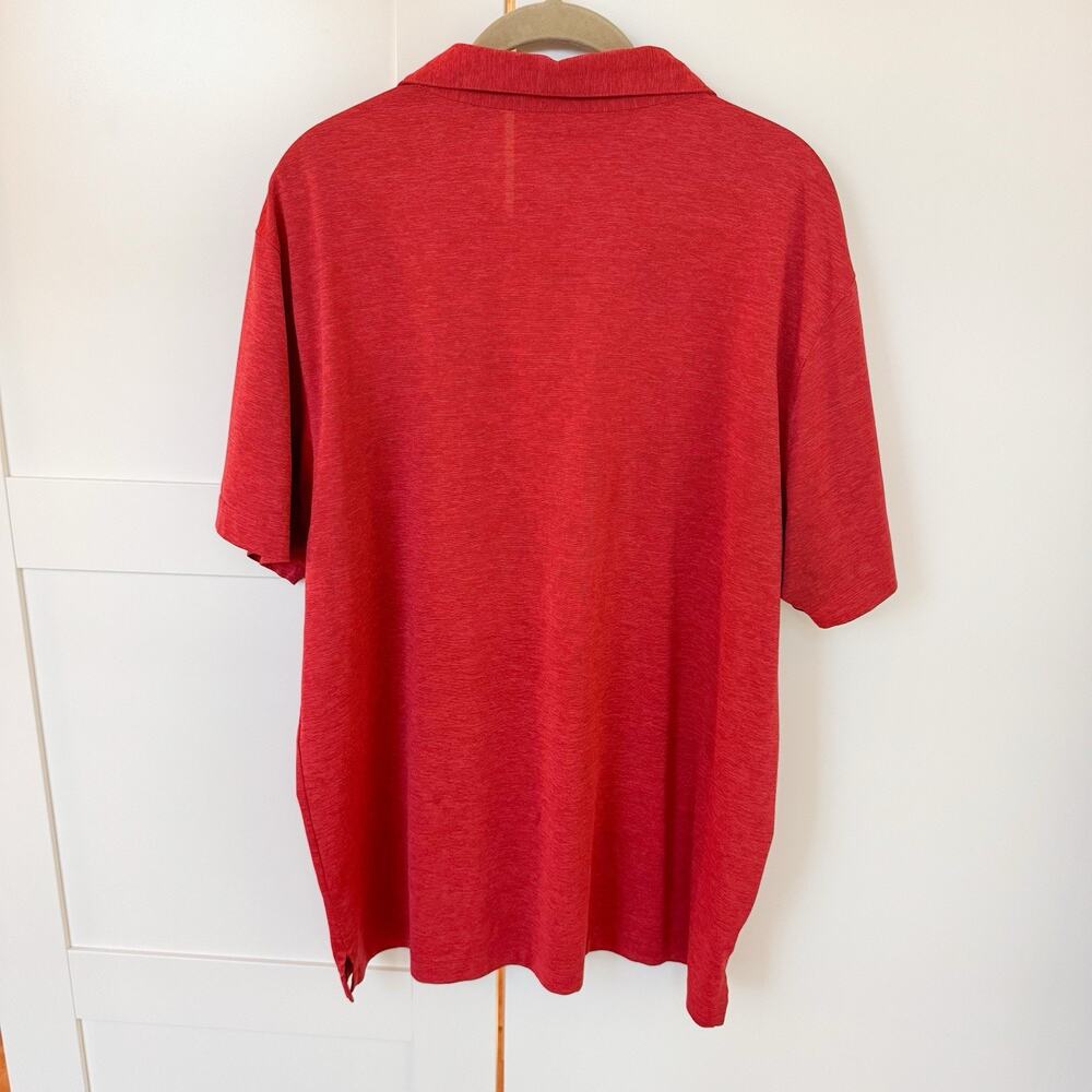 PGA Tour pro Series Athletic Fit Performance Golf Polo Red Size XXL - Picture 3 of 4